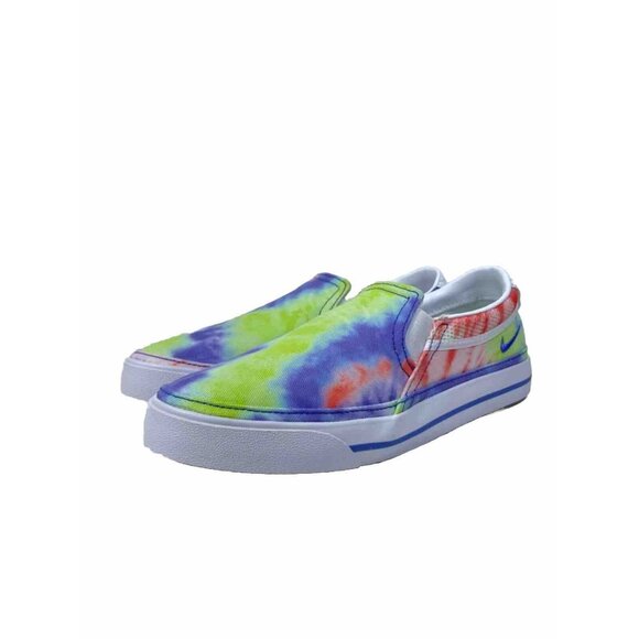 Nike Court Womans Legacy Slip On Sneakers 7.5 Tie Dye Multicolor - Picture 1 of 15